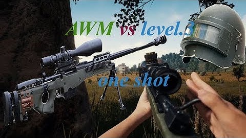 |NADE| AWM VS Level 3 Helmet EDIT: AWM will 1 Shot A Lvl 3 Helmet (PUBG MOBILE)