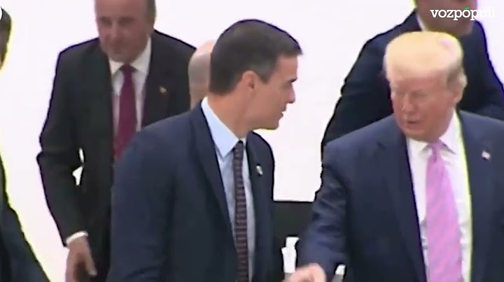 Las redes recuerdan este encuentro de Trump y Sánchez en 2019