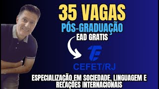 PÓS-GRADUAÇÃO SEM PROVAS, BASTA CARTA DE APRESENTAÇÃO E ENTREVISTA (100% ONLINE)