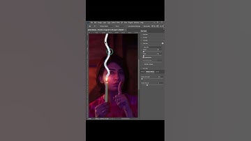 Smoke effect in photoshop #shorts