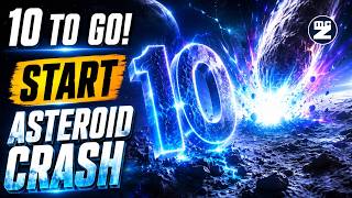 ☄️ Asteroid Crash Countdown 10 to GO & START 🚀 Epic Impact Timer