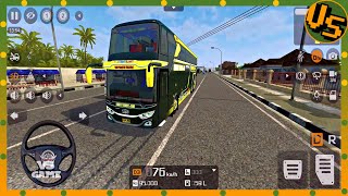 🔥Double Decker Mercedes Bus Drive🚍- Bus Simulator Game | Bus Simulator Indonesia Android screenshot 4