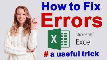 How to fix Errors in Excel and Tutorial for IFERROR function