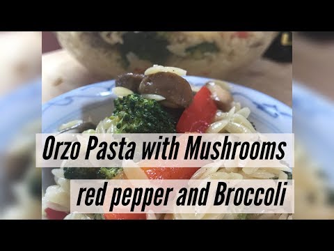 Pasta with Broccoli and Mushrooms