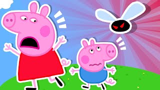 Go Away Bugs! The Cheeky Fly Song ✋ Peppa Pig Nursery Rhymes and Kids Songs 