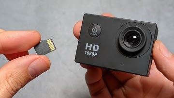 How to Insert & Format Micro SD Memory Card in Sports Action Camera 1080p Full HD