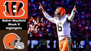 Baker Mayfield Highlights vs Bengals | NFL Week 9