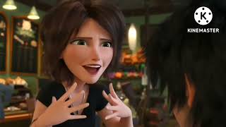 Big Hero 6 Baymax Chase With Tayo Toys And Wolfoo Scene