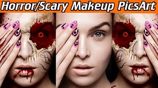 PicsArt : Horror/Scary Makeup In PicsArt (PicsArt Tutorial) screenshot 5