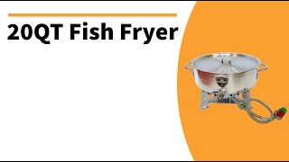 Powered 18 QT Fish Fryer Pot & Brazier