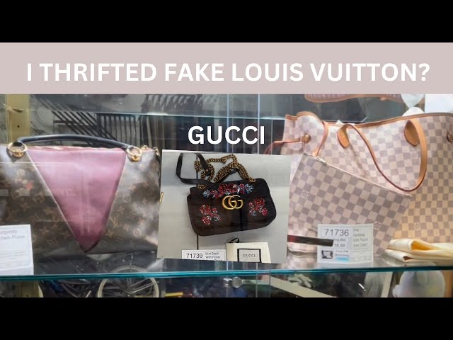 Shopper finds 'legit' Louis Vuitton bag in thrift store expecting