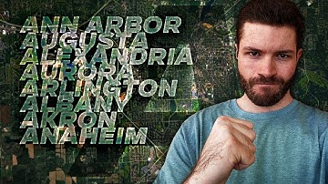 Can I name these "A" cities from above? (GuessWhere #7)