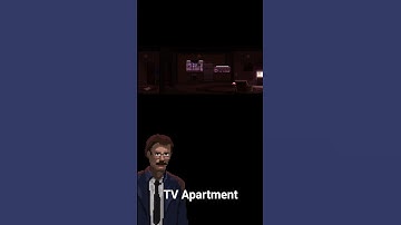 How to make pixel art for games. (Apartment with TV)