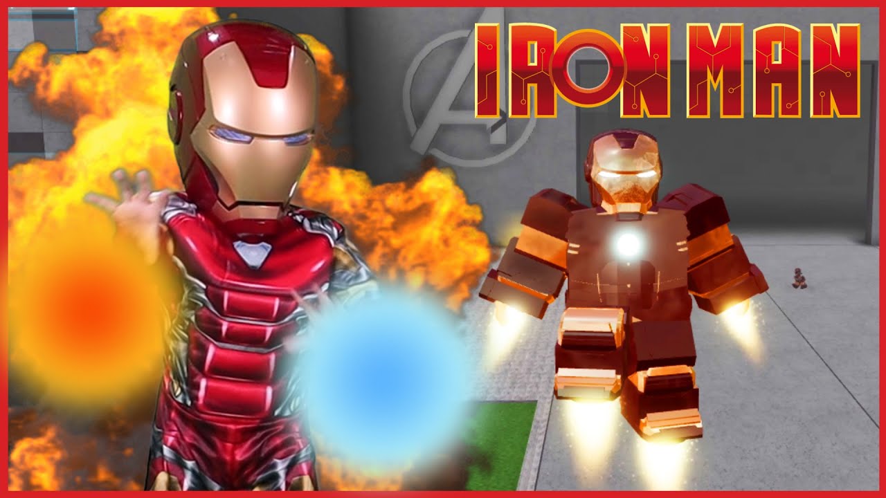 Roblox Iron Man Simulator Gameplay With Suit Transformation Kaven App Review Youtube - roblox games videos man die