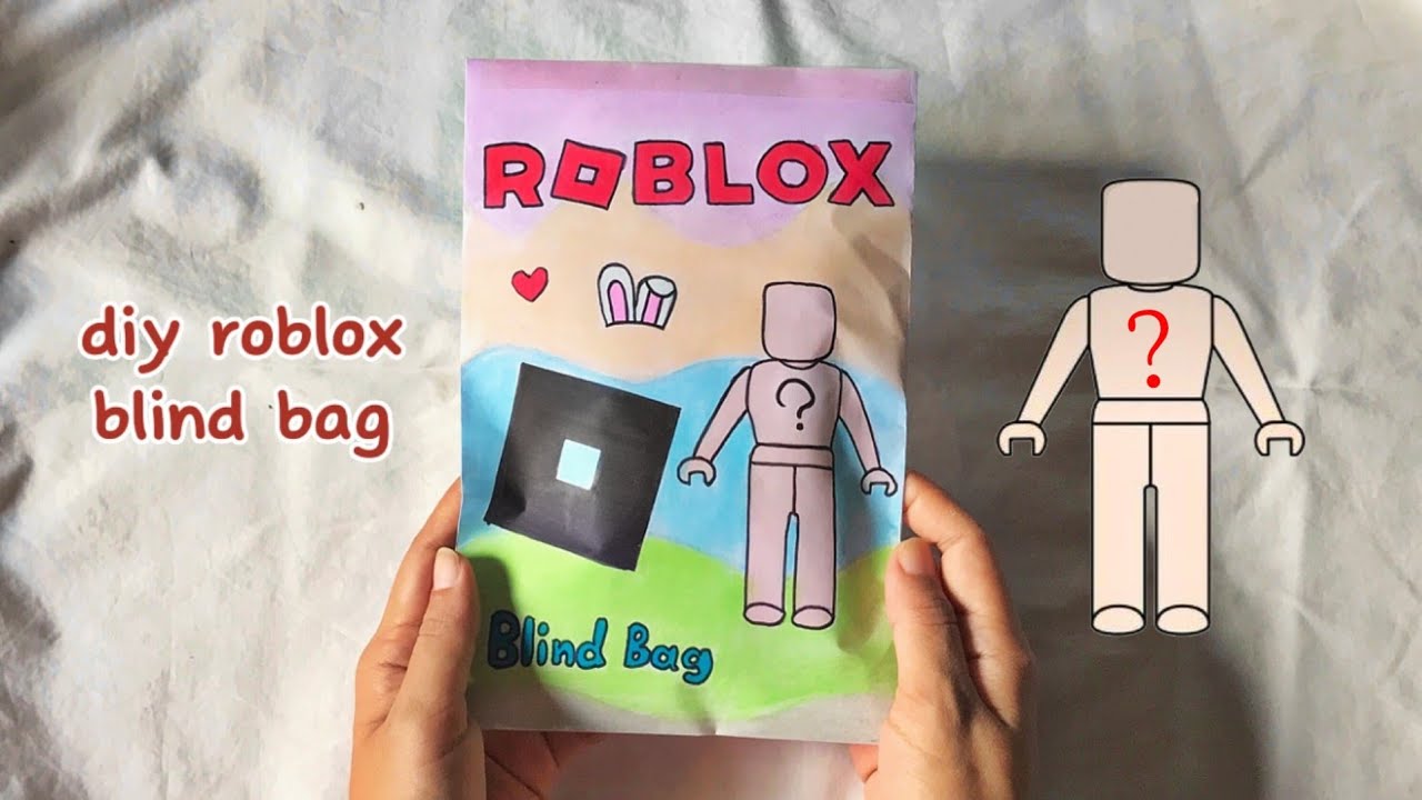 Paper diy💓, 로블록스 코디 블라인드백 🖤 Roblox outfit blind bag, 종이놀이 ASMR