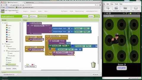 Create an Android Mash Game with App Inventor, pt  2