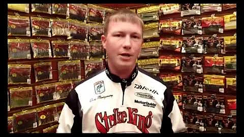 Andy Montgomery on Strike King Soft Plastics