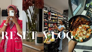 #vlog: Sunday Reset, unpacking from my Paris Trip, Grocery Haul, Church GRWM, Lets make Sunday Lunch