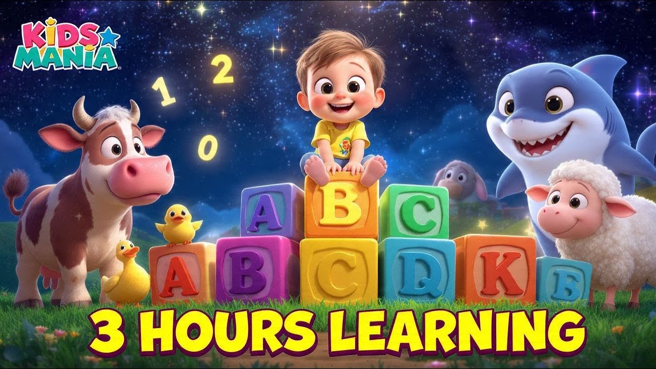 Kids Mix Nursery Rhymes & Poems | Baby Shark, Color Bus, Twinkle Twinkle & More Fun Songs