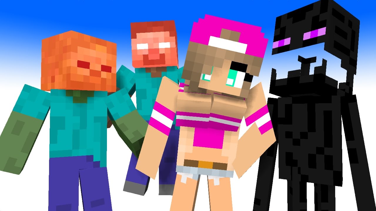 Monster School: Girls vs Boys - Full Series  Minecraft 