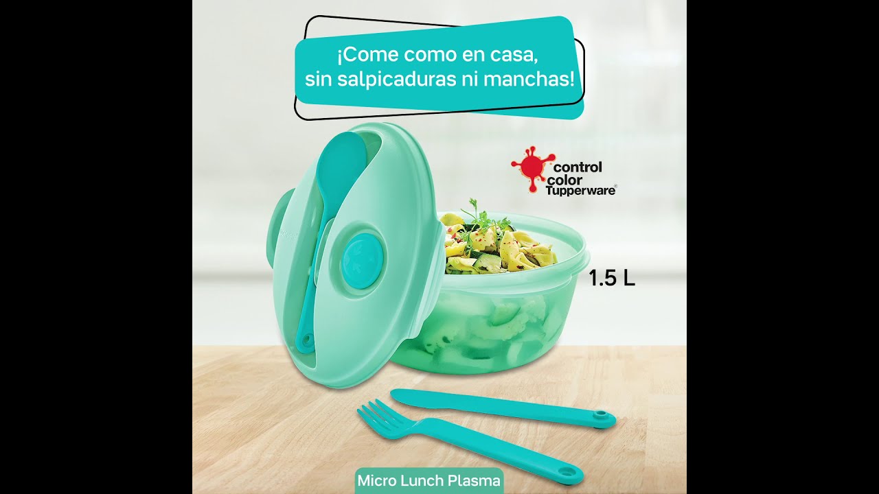 🔥🔥ANTICIPO!!! 🔥🔥🔥 Portavianda con cubiertos para Microondas verde Agua  1,5lt. Pedilo con tiempo!! Escribime📲📲, By Sabri Tupperware Santa  Rosa