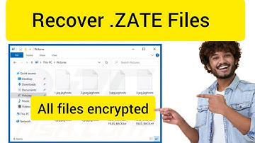 How to Recover Zate ransomware encrypted files | .Zate file recovery