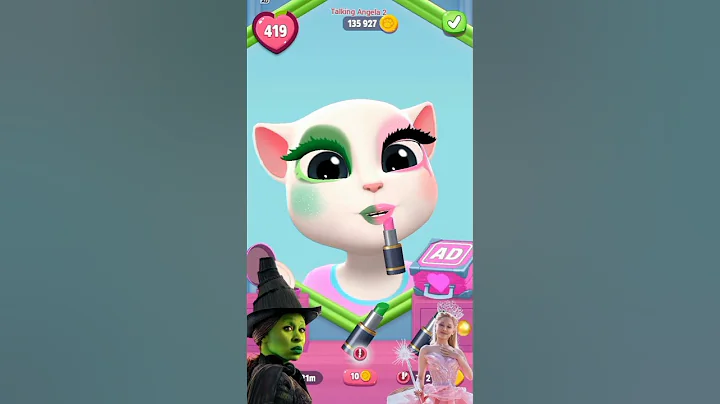 Wicked 🖤 Elphaba &Glinda makeover #angela2 #wicked #elphaba #glinda