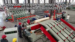 10Ft Plywood Veneer Peeling Machine For Test Before Shipmemt For Paraguay Customer