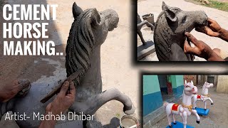 Majestic Equine Creations: Unleashing the Beauty of Cement Horse Sculptures | step by step tutorial