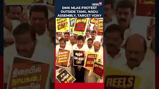 'Open Your Mouth, CM!': DMK Stages Fiery Protest Ahead Of Assembly Session | N18S