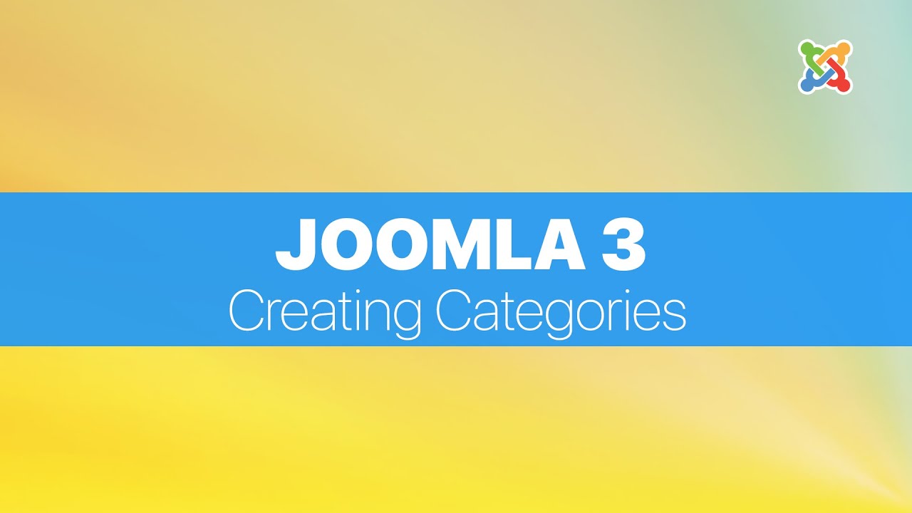 Joomla 3 Basics For Absolute Beginners - Creating categories