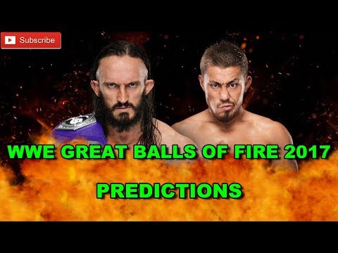 WWE Great Balls Of Fire 2017 Cruiserweight Championship Neville vs. Akira Tozawa WWE 2K17