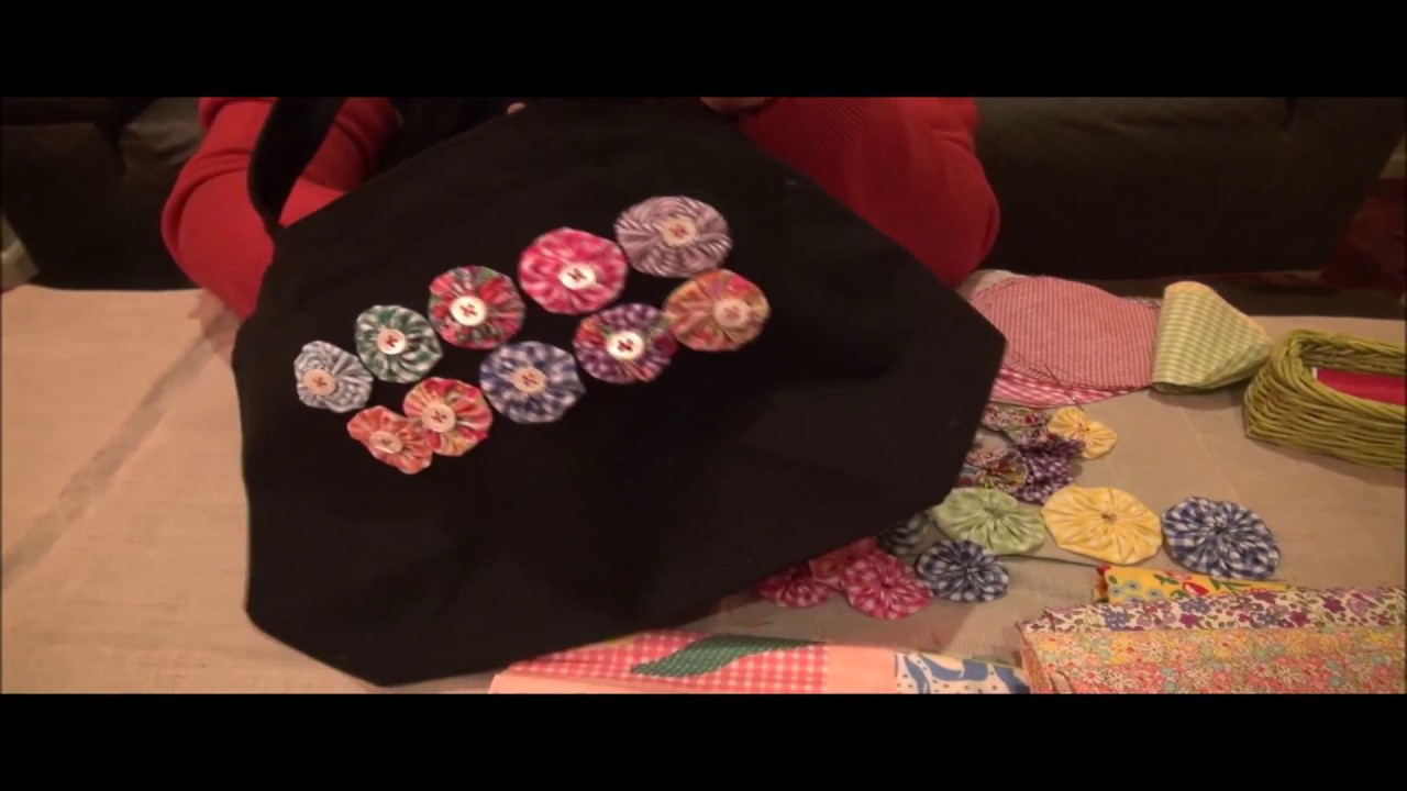 Super Easy! Customize Your Bag Using Yo-Yo Quilts - YouTube
