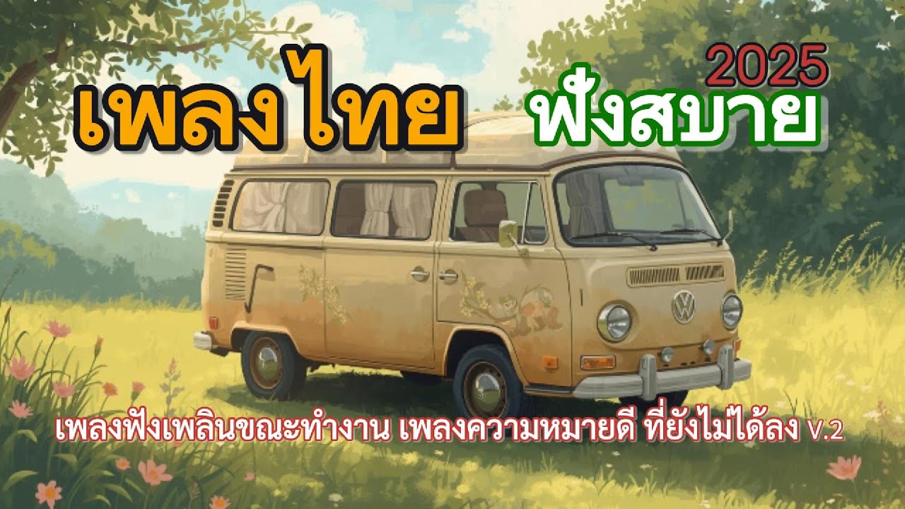 ส่วน 16 เพลงไทยสากล 2025 ฟังสบาย ฟังเพลินขณะทำงาน ขับรถ เพลงความหมายดี เพลงให้กำลังใจตัวเอง เพลง v.2