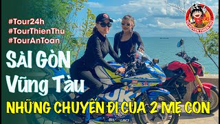 #TourThienThu 121 INhững chuyến đi của 2 mẹ con ISG - Vũng Tàu cùng Suzuki GSX R150 và Honda MSX 125