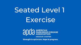 Parkinson's Seated Exercise with Michelle Level 1 11/19/25