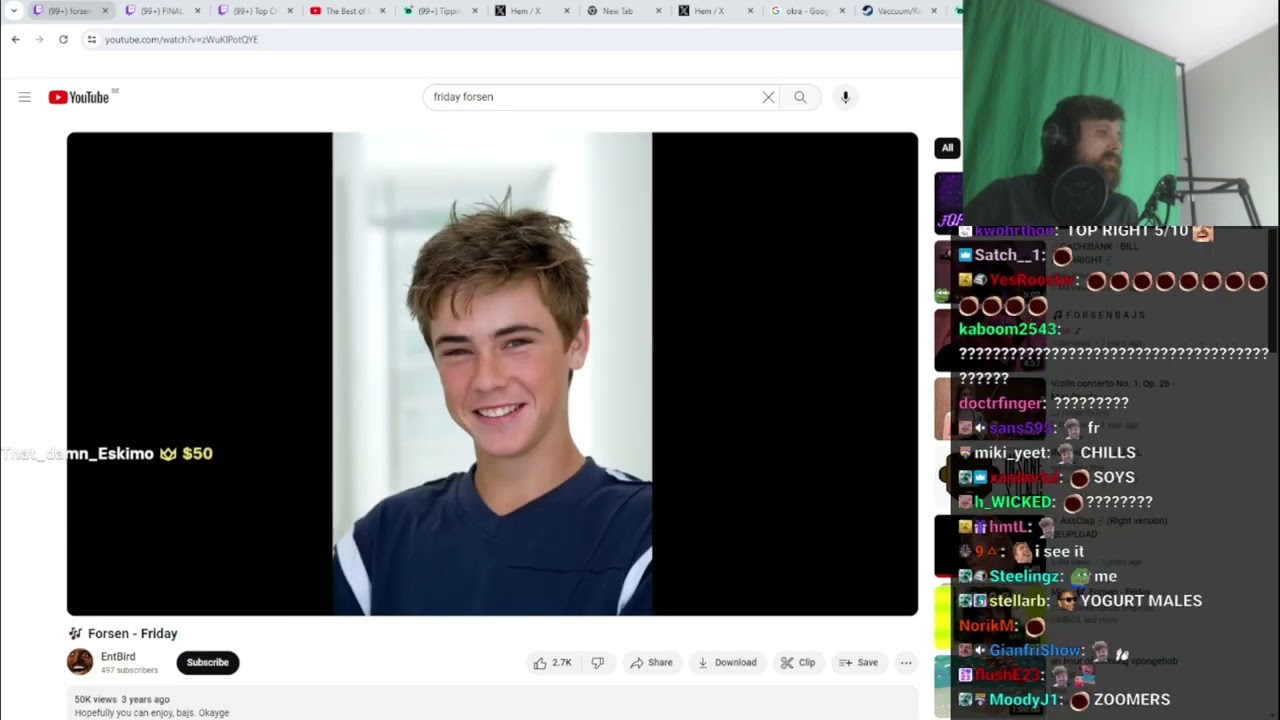 Forsen Reacts to The Official 1-10 Looks Scale For Men