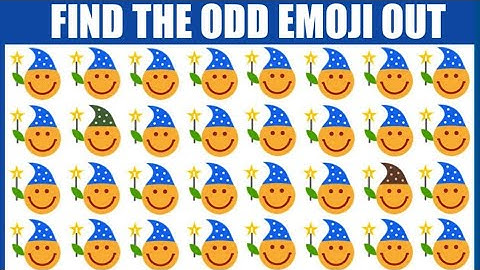 HOW GOOD ARE YOUR EYES #79 | Find The Odd Emoji Out | Emoji Puzzle Quiz