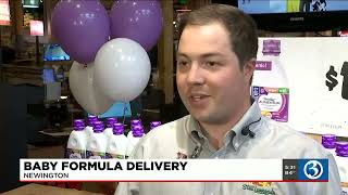 Shipment of baby formula delivered to Stew Leonard's stores