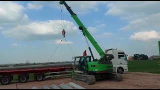 sennebogen 613R gru cingolata da 16 ton