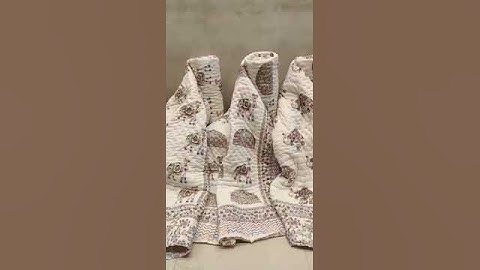 Jaipuri Razai #jaipurirajai #razai #quilt #shorts #trendingshorts #blockprint #jaipurshopping