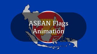 ASEAN Flags Animation