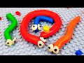 Slither.io in Real Life - Snake Game Stop Motion