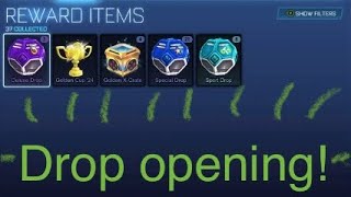 I opened 37 drops in rocket league!!