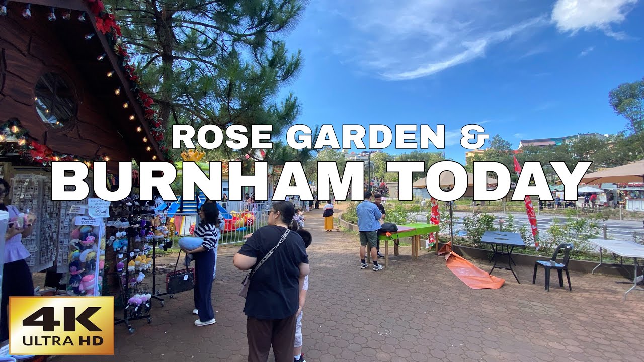 Baguio Walking Tour Today 🚶‍♂️ |  Burnham Park & Rose Garden | Peaceful Walk in Baguio 