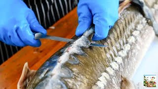 Рыба ОСЕТР, Обработка и Приготовление | ТАЙСКАЯ Еда _ Full-HD.mp4