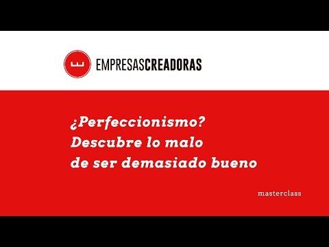 Vídeo: Com esdevenir perfeccionista