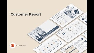 Customer Report PPT PowerPoint Presentation Template | Etsy | Envato Elements | Creative Market