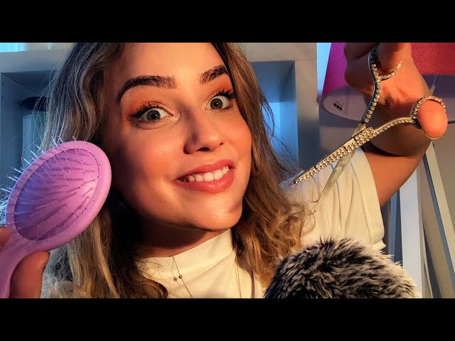 ASMR | SAÇLARINA BAKIM YAPIYORUM | TRİGGER SESLER | KAFA MASAJI | BRAİN MASSAGE | TÜRKÇE ASMR ✂️