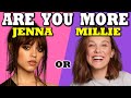 Personality Test Quiz: Jenna Ortega or Millie Bobby Brown